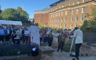 Sansanima attends Cambridge Angels networking event